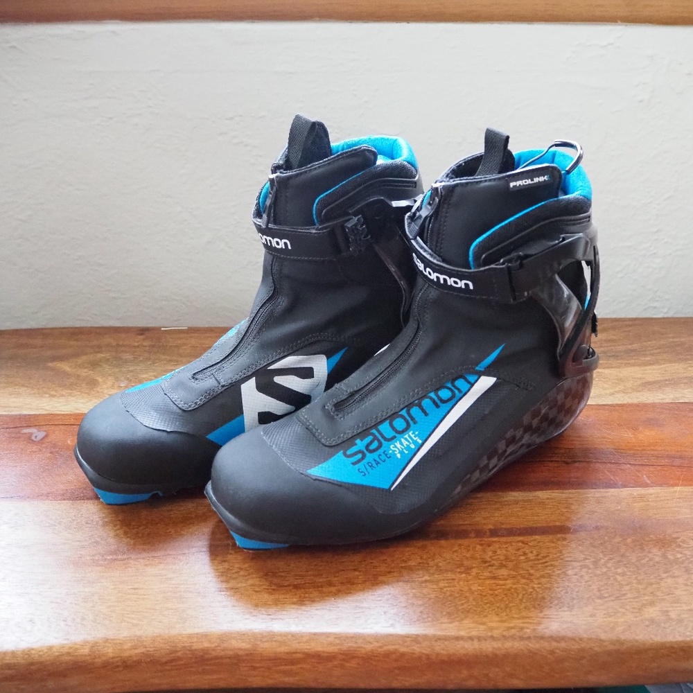 Salomon - Mens Size 9.5 Skate Ski Boots